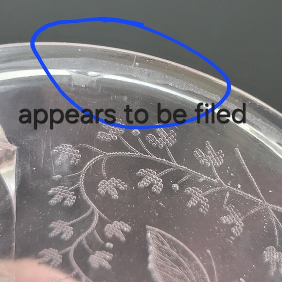 Antique EAPG Footed Creamer & Sugar Set, Bryce Higbee & Co, Butterfly with Spray - Picture 6 of 10